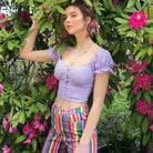 Rustic Country Baby Crop Sweetheart Button - Up Top In Stock - Cosparty