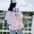 Sailor Moon Inspired Kawaii Backpack Org Instock New Condition - Checkered Print - bag