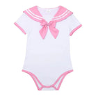Sailor Scout Snap Crotch Onesie with Pleated School Girl Skirt - Cosparty