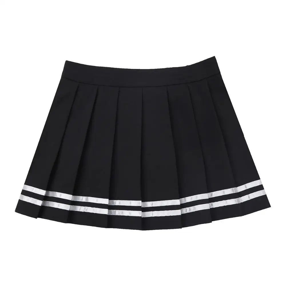 Sailor Scout Snap Crotch Onesie with Pleated School Girl Skirt - Cosparty