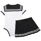 Sailor Scout Snap Crotch Onesie with Pleated School Girl Skirt - Cosparty