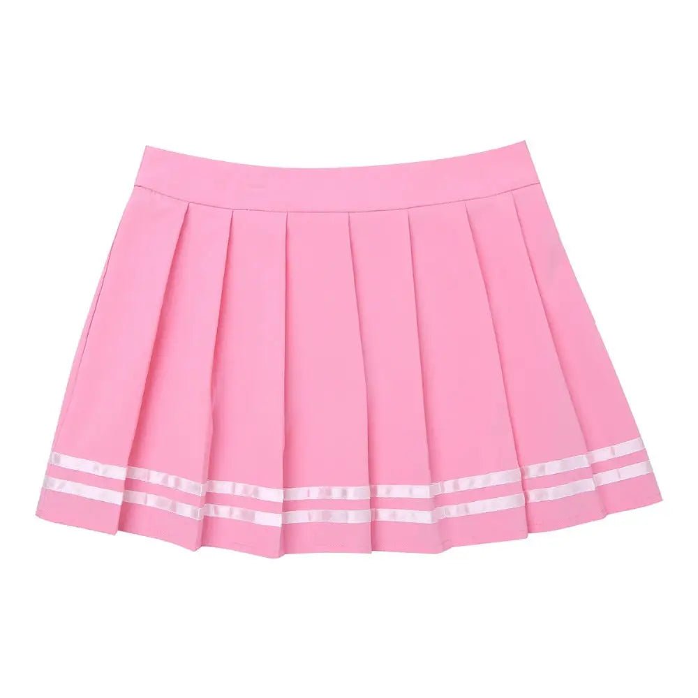 Sailor Scout Snap Crotch Onesie with Pleated School Girl Skirt - Cosparty