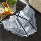 Sakura Wing Panties with Sheer Chiffon and Satin Ribbons - Cosparty