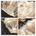 Sakura Wing Panties with Sheer Chiffon and Satin Ribbons - Cosparty