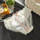 Sakura Wing Panties with Sheer Chiffon and Satin Ribbons - Cosparty