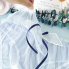 Sakura Wing Panties with Sheer Chiffon and Satin Ribbons - Cosparty