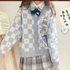 Sanrio Character Checkerboard Cardigan in New Condition - Cosparty