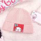 Sanrio Inspired Kawaii Embroidered Beanies for Cozy Warmth - Cosparty