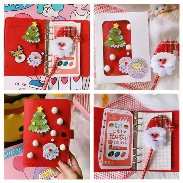 Santa Claus Inspired Holiday Journals for Kids - journal