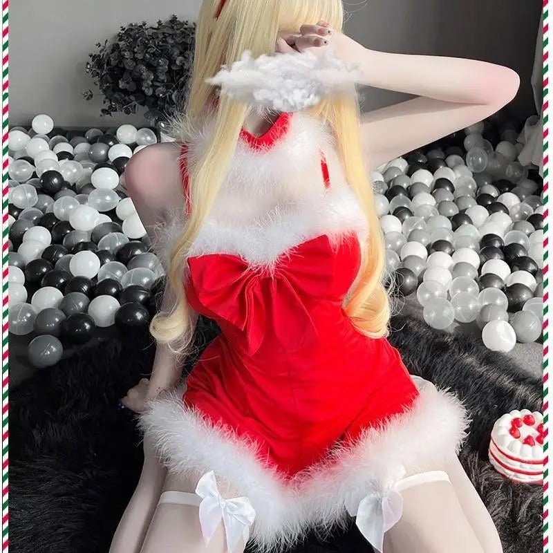 Santa Claus Inspired Princess Dress in Sweet Lolita Style - Cosparty