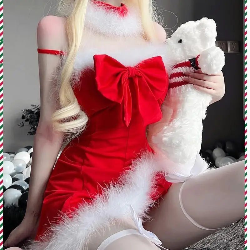 Santa Claus Inspired Princess Dress in Sweet Lolita Style - Cosparty