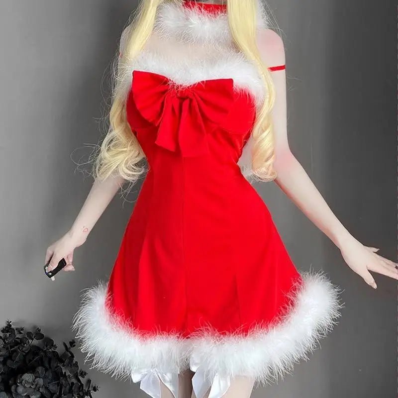 Santa Claus Inspired Princess Dress in Sweet Lolita Style - Cosparty