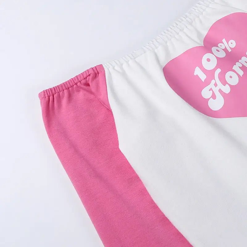 Sassy Bubblegum Pink Long Sleeve Crop Top for 90s Vibes - Cosparty