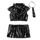 Sassy Latex School Girl Outfit In Stock For Kawaii Kinksters - latex