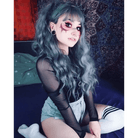 School Girl Inspired Tall Thigh High Stockings with Stripes - Cosparty