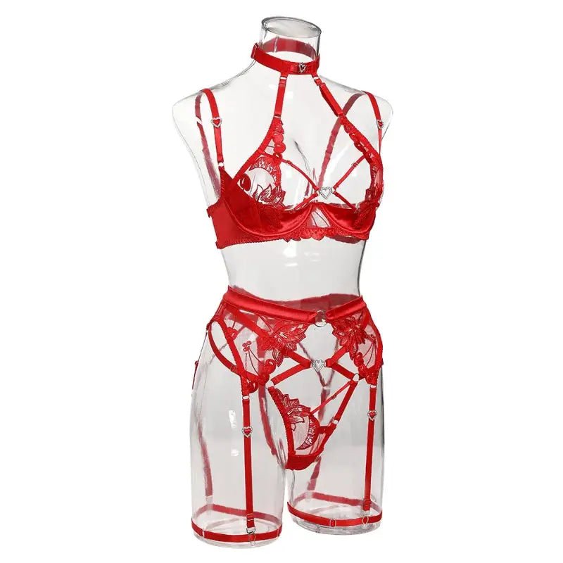 Secret Cherry Lingerie Set for a Seductive Touch - Cosparty
