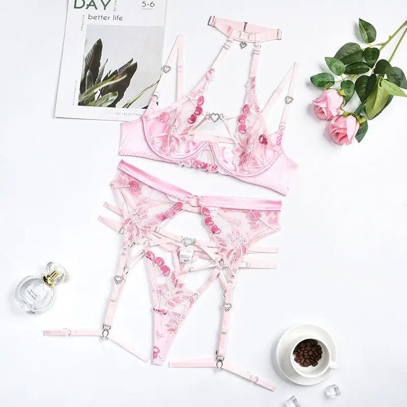 Secret Cherry Lingerie Set for a Seductive Touch - Cosparty