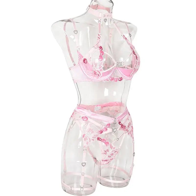 Secret Cherry Lingerie Set for a Seductive Touch - Cosparty