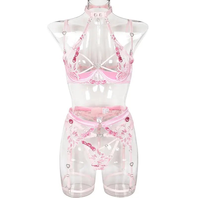Secret Cherry Lingerie Set for a Seductive Touch - Cosparty