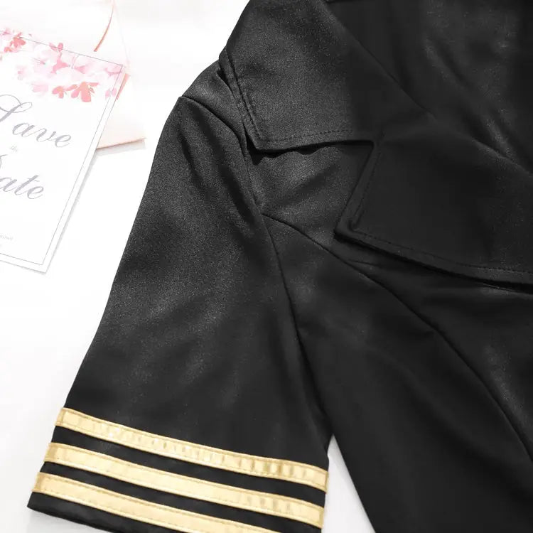 Seductive Airplane Pilot Inspired Cosplay Sweater - sweater