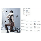 Seductive Black Mesh Polkadot Bodystocking for a Naughty Surprise - Cosparty