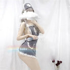 Seductive Military Inspired Grey Nurse Cosplay Costume - Cosparty