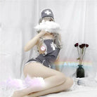 Seductive Military Inspired Grey Nurse Cosplay Costume - Cosparty