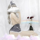 Seductive Military Inspired Grey Nurse Cosplay Costume - Cosparty