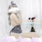 Seductive Military Inspired Grey Nurse Cosplay Costume - Cosparty