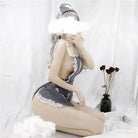 Seductive Military Inspired Grey Nurse Cosplay Costume - Cosparty