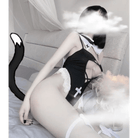 Seductive Nun Priestess Cosplay Lingerie Set for Halloween - Cosparty