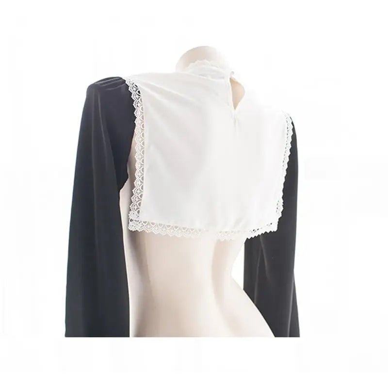 Seductive Nun Priestess Cosplay Lingerie Set for Halloween - Cosparty