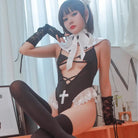 Seductive Nun Priestess Cosplay Lingerie Set for Halloween - Cosparty