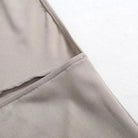 Seductive Satin Dress with Rhinestone Chains and High Slit - Cosparty