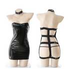 Seductive Vegan Leather Bodycon Dress for Stunning Looks - Cosparty