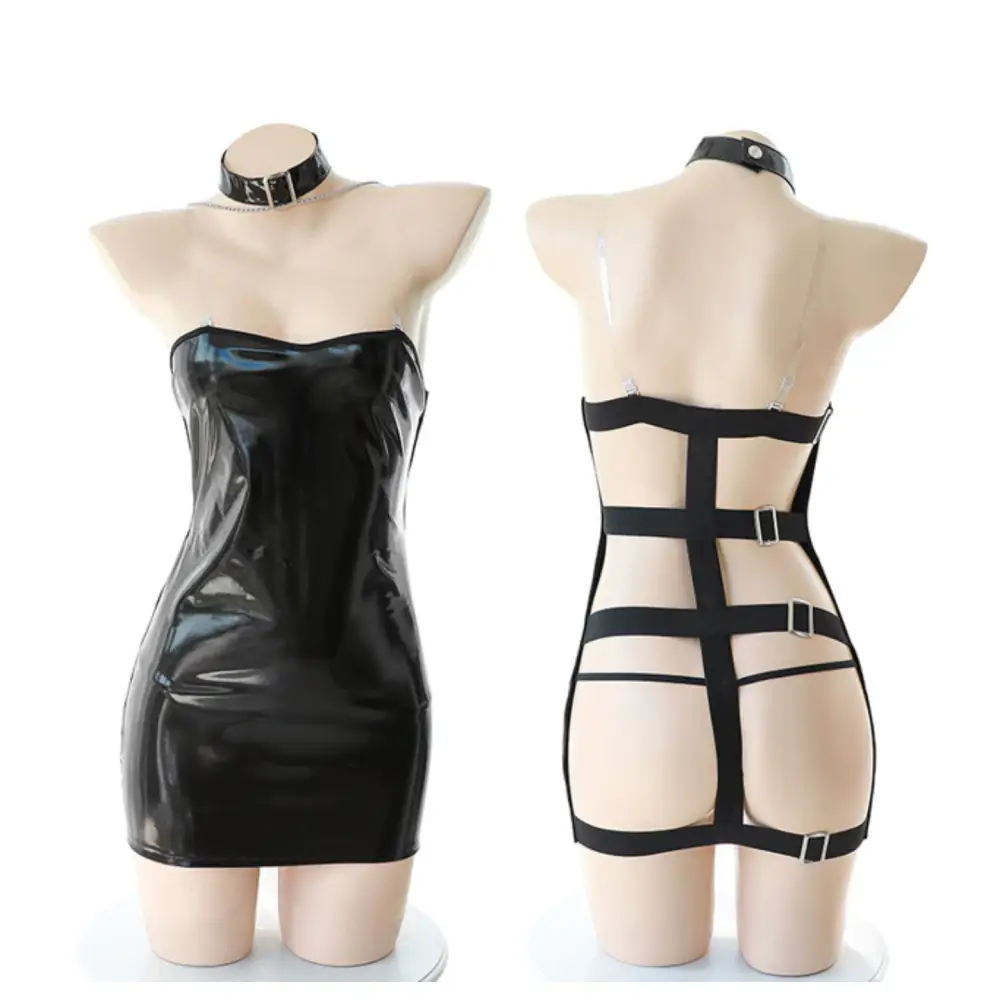 Seductive Vegan Leather Bodycon Dress for Stunning Looks - costume