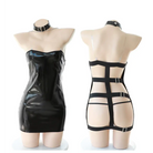 Seductive Vegan Leather Bodycon Dress for Stunning Looks - costume