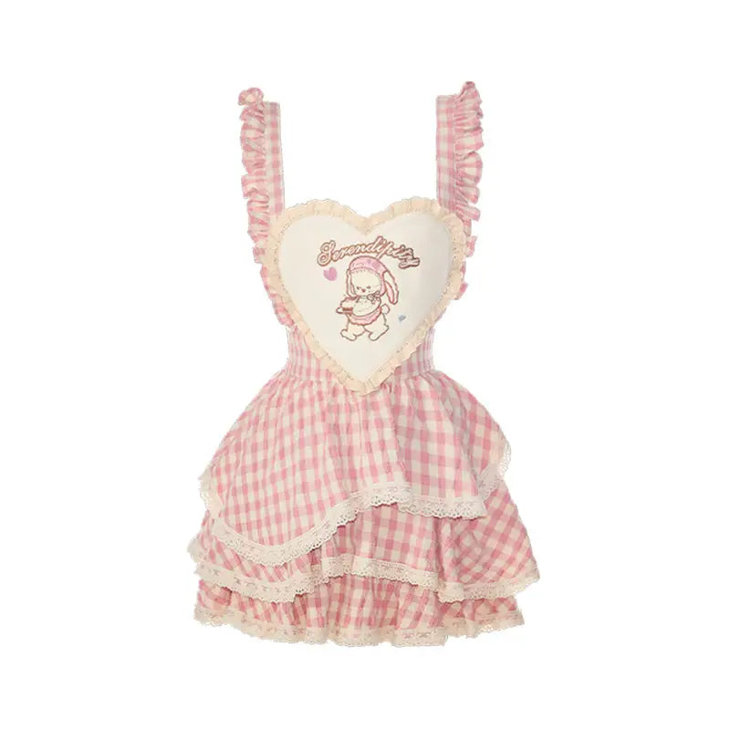 Serendipity Bunny Outfit with Suspender Dress for Kawaii Style - outfit