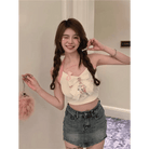 Serendipity Kitten Tank in Pale Yellow for Retro Fashionistas - Cosparty