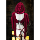 Sexy Little Red Riding Hood Cosplay Costume Set for Bedroom Fun - costume