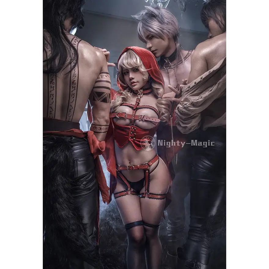 Little Red Riding Hood Harness Cosplay - bdsm, bondage, cosplay, cosplayer, cosplaying