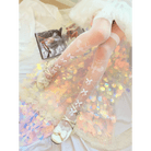 Sheer Lolita Nylon Thigh Highs for a Kawaii Fairycore Look - Cosparty