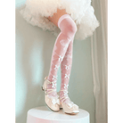 Sheer Lolita Nylon Thigh Highs for a Kawaii Fairycore Look - Cosparty