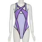 Sheer Mesh Monokini with Peekaboo Cutouts - onesie