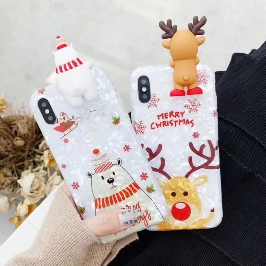 Shimmering Christmas Character Phone Case for iPhone 11 Pro Max - Cosparty