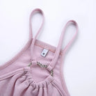 Shimmering Pink and Purple Rhinestone Halter Top - shirt