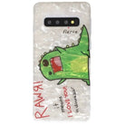 Shimmering RAWR Dinosaur Android Phone Case with Holographic Design - Cosparty