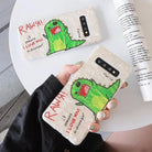 Shimmering RAWR Dinosaur Android Phone Case with Holographic Design - Cosparty