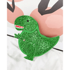 Shimmering Tyrannosaurus Rex 3D Handbag in Vegan Leather - Cosparty