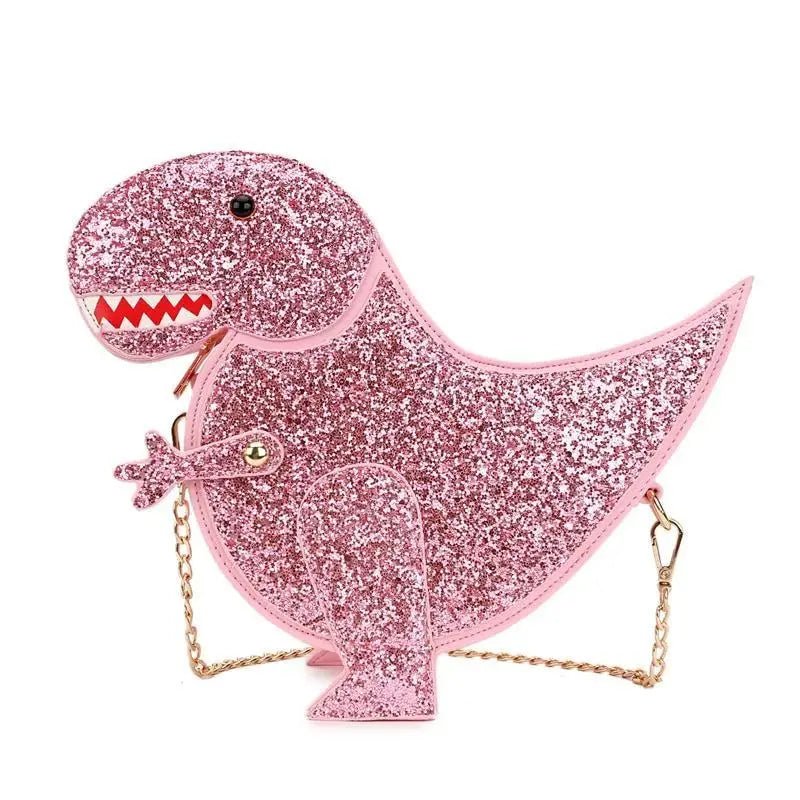 Shimmering Tyrannosaurus Rex 3D Handbag in Vegan Leather - Cosparty